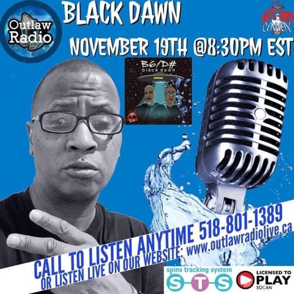 Black Dawn sits down with the Outlaws on Outlaw Radio. Tune in tonight!!!!!