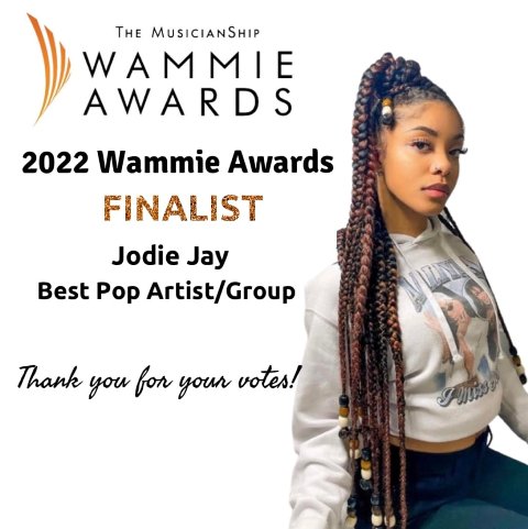 DogFace Records very own Jodie Jay is a finalist for the 2022 Wammie Awards. 480x481