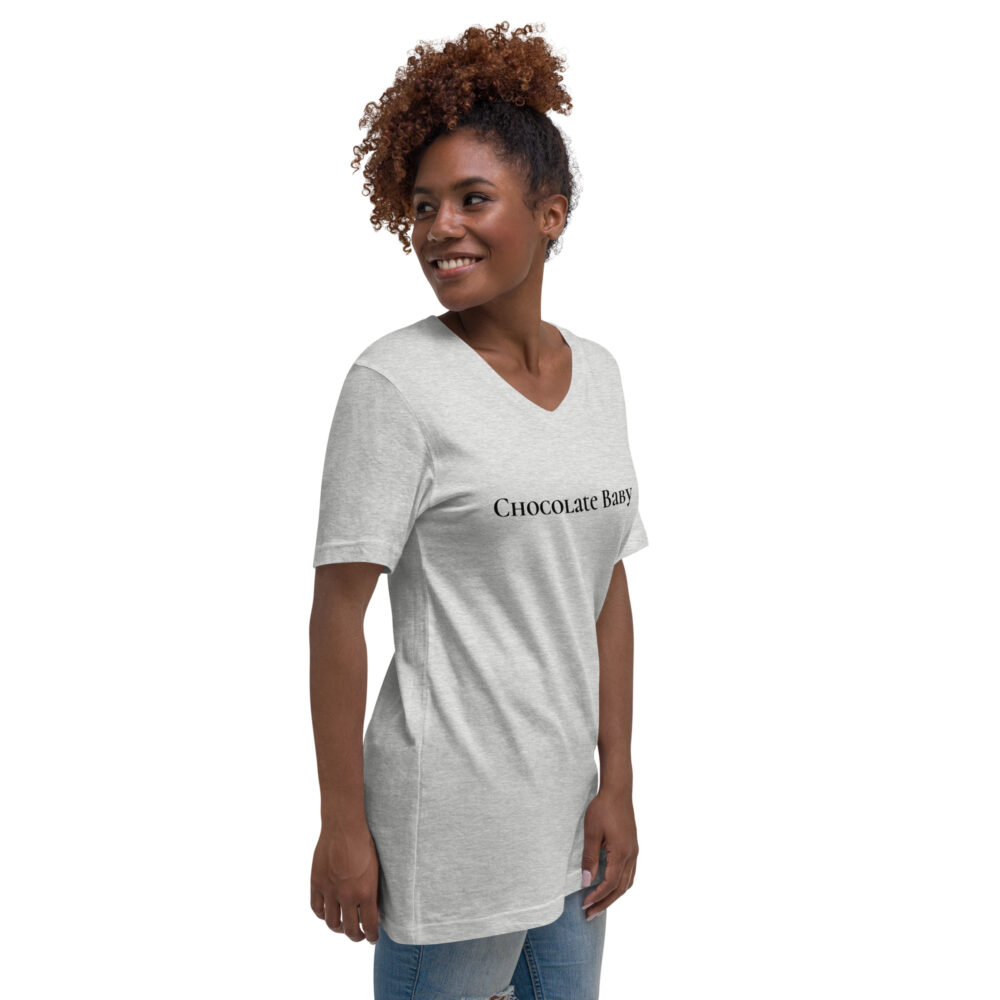 Unisex Short Sleeve V-Neck T-Shirt - Image 16