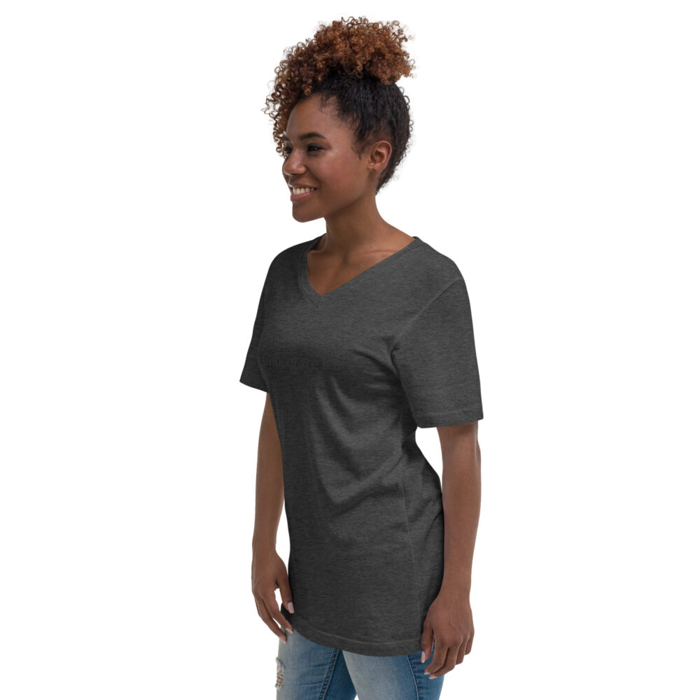 Unisex Short Sleeve V-Neck T-Shirt - Image 11