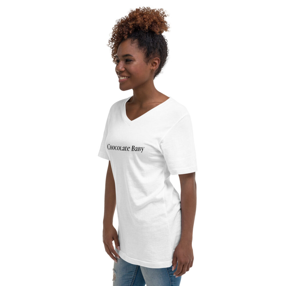 Unisex Short Sleeve V-Neck T-Shirt - Image 18