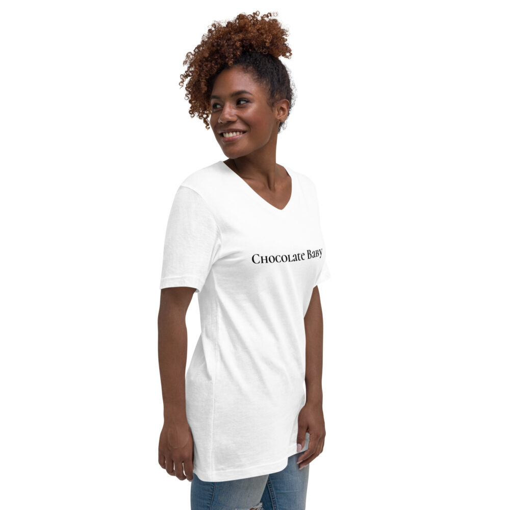 Unisex Short Sleeve V-Neck T-Shirt - Image 19