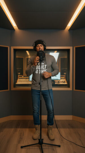 Knox Avery on the mic Knox Avery on the mic